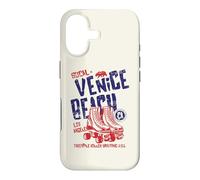 Venice Beach California Retro Roller Skate Distressed Design Case for iPhone 17