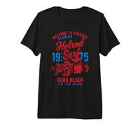 Venice Beach California Retro Vintage Surf Distressed Design Premium T-Shirt