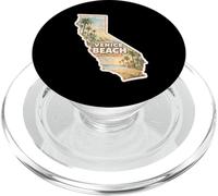 Venice Beach California Tropical Watercolor Souvenir PopSockets PopGrip for MagSafe