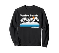 Venice Beach California Vintage 80s Tropical Vacation Sunset Sweatshirt