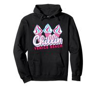 Venice Beach Ice Cream Chill, Fun & Cool Florida Beach Gear Pullover Hoodie