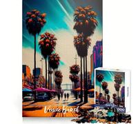 Venice Beach Jigsaw Puzzles 1000 Piece for Teenagers Mental Workout Soothing Hobby (38x52cm)