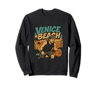 Venice Beach Streetball 90s Style Graffiti Basketball Graphi Sweatshirt