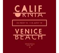 Venice Beach Sweatshirt - Burgundy - L