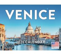 Venice Calendar 2026 Wall Monthly