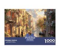 Venice Canal View 1000 Piece Jigsaw Puzzles for Adults Challenging Game Scenery Home Decors Creativity & Gift Giving 38x26cm/1000pcs
