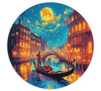 Venice Canals 1000 Piece Jigsaw Puzzle for Adults Landscape Theme Brainteasing Jigsaws Challenge Games Great Gift 1000pcs (67.5x67.5cm)
