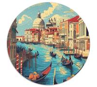 Venice Canals Jigsaw Puzzles Puzzles for Adults Kids. 1000 Piece Impossible Challenge Toy Educational Games Home Decoration for Adults& Kids Age 14 Years Up 1000pcs (67.5x67.5cm)