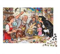 Venice Carnival Mask Maker Wooden Jigsaw Puzzle Waterproof 1000 Piece Puzzles for Adults Gifts Challenging And Brainteasing Home Decoration