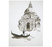 Venice City Decorative Picture 40 x 30 cm with LED