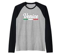 Venice Cursive Raglan Baseball Tee