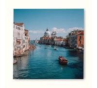 Venice Diamond Art Kits Adults, Diamond Painting Landscape Crystal Art Kits for Adults Beginners DIY 5D Round Rhinestone Gem Dots Embroidery Paintings Pictures Crafts, Home Wall Decor 30x30cm gb5-y26