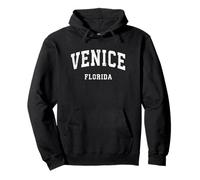 Venice Florida FL Vintage Athletic Sports Design Pullover Hoodie