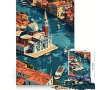 Venice from Above 1000 Adult Pieces Jigsaw Puzzle Boost Memory Time Well Spent Quality Cut (50x75cm)