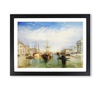 Venice From The Porch Of Madonna Framed Wall Art Print Black A3