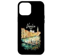 Venice Gondola Italy Travel Souvenir Watercolor Case for iPhone 12 Pro Max