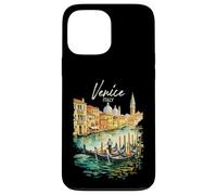 Venice Gondola Italy Travel Souvenir Watercolor Case for iPhone 13 Pro Max