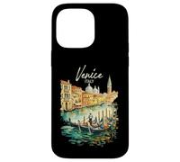 Venice Gondola Italy Travel Souvenir Watercolor Case for iPhone 14 Pro Max