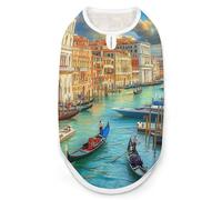 Venice Grand Canal Dog And Cat Clothes Pet Summer Sleeveless T Shirt Basic Vest M