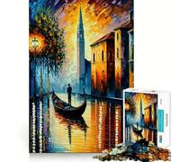 Venice in Colors Adults Puzzles 1000 Piece Jigsaws Recall Skill Fun High Precision Die Cut Easy to Learn Family Enjoyment (50x75cm)