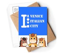 Venice Italian City Art Deco Fashion Postcards Envelopes Cards Mailing Year Horse