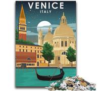 Venice Italy at Night 1000 Pieces Jigsaw Puzzle For Adults Teens, Help The Brain Exercise Addictive Toys to Cultivate Patience Perfect Decoration 2000pcs (70x100cm)