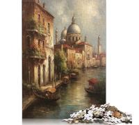 Venice Italy City of Water Puzzle for Adults And Teenagers 500 Pieces Puzzle Jigsaws for Adults Jigsaw Puzzles for Adult 500pcs (52x38cm)
