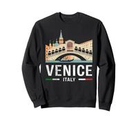 Venice Italy Iconic Gondola Rialto Bridge Italian Heritage Sweatshirt