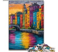 Venice, Italy Jigsaw Puzzles for Adults 1000 Piece, Help The Brain Exercise Addictive Toys to Cultivate Patience Perfect Decoration (50x75cm)