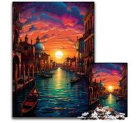 Venice Italy Jigsaw Puzzles for Adults 1000 Puzzles for Adults Fun at Home Activities Birthday Present Travel Gifts 1000 PCS(38x26cm)