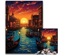Venice Italy Jigsaw Puzzles for Adults 1000 Puzzles for Adults Fun at Home Activities Birthday Present Travel Gifts 1000 PCS(38x26cm)