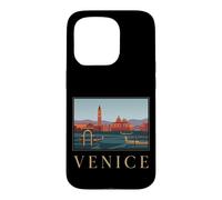 Venice Italy Old Town Europe Canal Gondola Skyline Graphic Case for iPhone 15 Pro