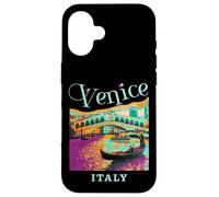 Venice Italy Tops s Posterized Rialto Bridge Case for iPhone 16