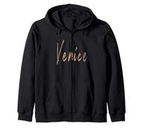 Venice Italy Vintage elegant design Zip Hoodie