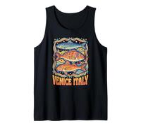 Venice, Italy Vintage Fish Backpacking Tank Top