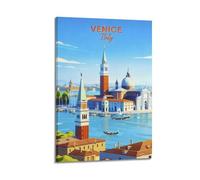 Venice Italy Vintage Travel Poster (2) Print Photo Art Canvas Home Decorative Bedroom Modern Decors 08x12inch(20x30cm)