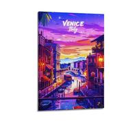 Venice Italy Vintage Travel Poster Wall Art Prints Photo Picture Paintings Room Decor Home Decorative 16x24inch(40x60cm)