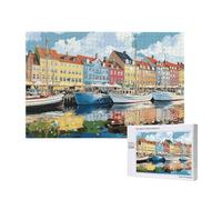 Venice Jigsaw Puzzles for Adults 120, Boat Puzzles for Adults Wooden, Funny/Difficult/Impossible/Challenging Decompression Games, As a Birthday and Holiday Decor Gift for Women and Men M-991