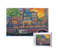 Venice Jigsaw Puzzles for Adults 1500 Landscape Puzzles for Adults Wooden, Funny/Difficult/Impossible/Challenging Decompression Games, As a Birthday for Women and Men ML-502