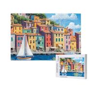 Venice Jigsaw Puzzles for Adults 300 Small Town Puzzle, Wooden Puzzles for Adults with Gift Box, Impossible Puzzle, Challenging High Difficulty Family Activity, Gifts for Men Women,40x28 cm, p69t