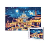 Venice Jigsaw Puzzles for Adults 3000 Water City Puzzle, Wooden Puzzles for Adults with Gift Box, Impossible Puzzle, Challenging High Difficulty Family Activity, Gifts for Men Women,81x122 cm, p542t