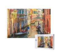 Venice Jigsaw Puzzles for Adults 5000, Landscape Puzzles for Adults Wooden, Funny/Difficult/Impossible/Challenging Decompression Games, As a Birthday for Women and Men M-802
