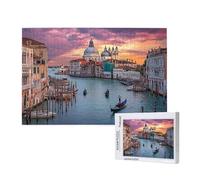 Venice Jigsaw Puzzles for Adults 5000 Landscape Puzzles for Adults Wooden, Funny/Difficult/Impossible/Challenging Decompression Games, As a Birthday for Women and Men ML-68