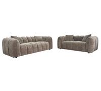 Venice Luxury Brand New Beige 3+2 Sofa Set