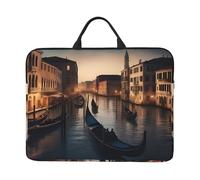 Venice Night Print 14in Laptop Case Sleeve Water-Resistant Portable Notebook Cover Bag For Office