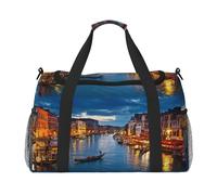 Venice Night Print Hand Travel Bag Ideal for Long-Distance Travel and Daily Use