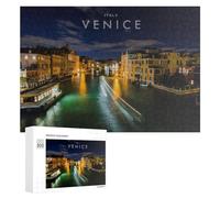 Venice Nights City of Canals Colourful Jigsaw Puzzle for Adults, 300 PCS