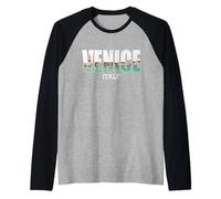 Venice Prefecture Italy City Venice Vintage Italy Raglan Baseball Tee