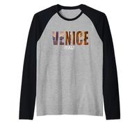 Venice Prefecture Italy City Venice Vintage Italy Raglan Baseball Tee