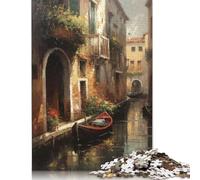 Venice Romantic Vibes Puzzle Relax Challenge Toy Premium Cardboard Jigsaw Puzzle for Adult Children 1000pcs (75x50cm)